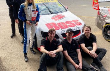 Team with Boss Air Suspension trophy