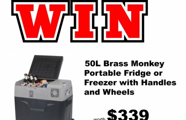 Win 50L Brass Monkey, Portable Fridge or Freezer